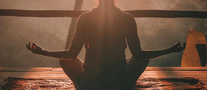 Group meditation and yoga practice session in Tiruvannamalai
