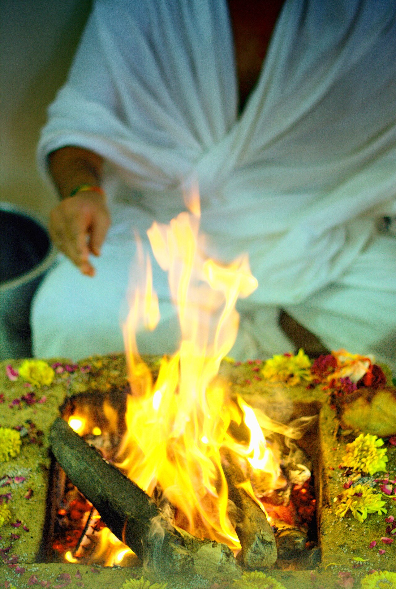 Pitru Dosha Maha Yagya fire ceremony